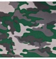 Camouflage Print Dimple Mesh Green